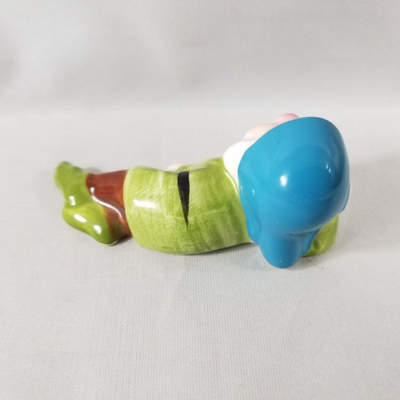 Vintage Walt Disney Productions Sleepy Figurine Snow White Dwarf Ceramic - Picture 6 of 13